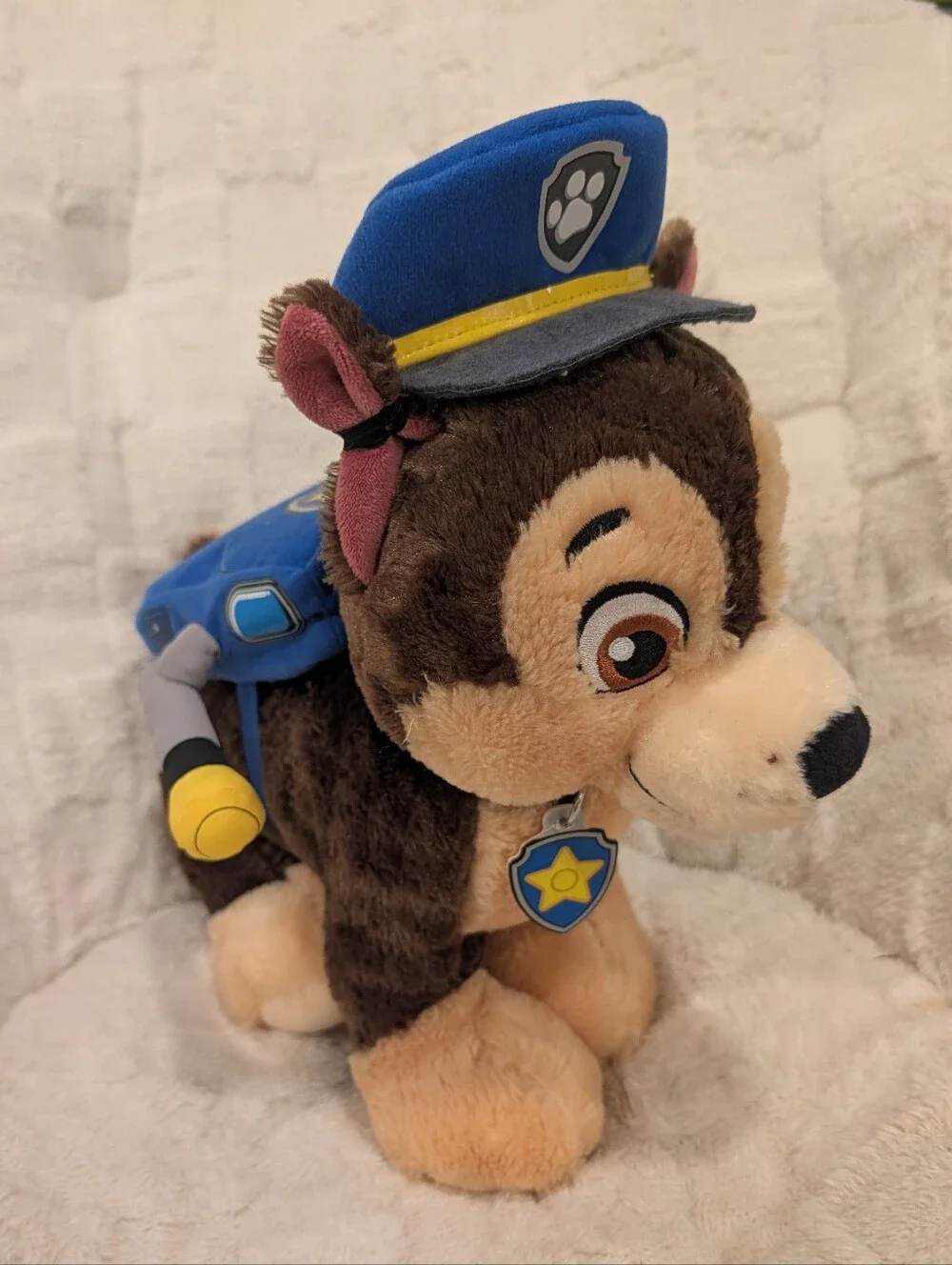 Build-A-Bear PAW Patrol Chase Plush Dog BAB Stuffie Toy